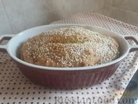 Бездрожжевой хлеб на сыворотке, с отрубями