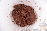 Шоколадный рулет с кокосовой начинкой (без выпечки)