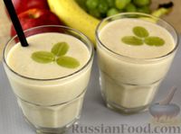 Яблочный смузи  с бананом и виноградом
