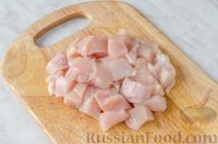 Сырный суп с лисичками и курицей